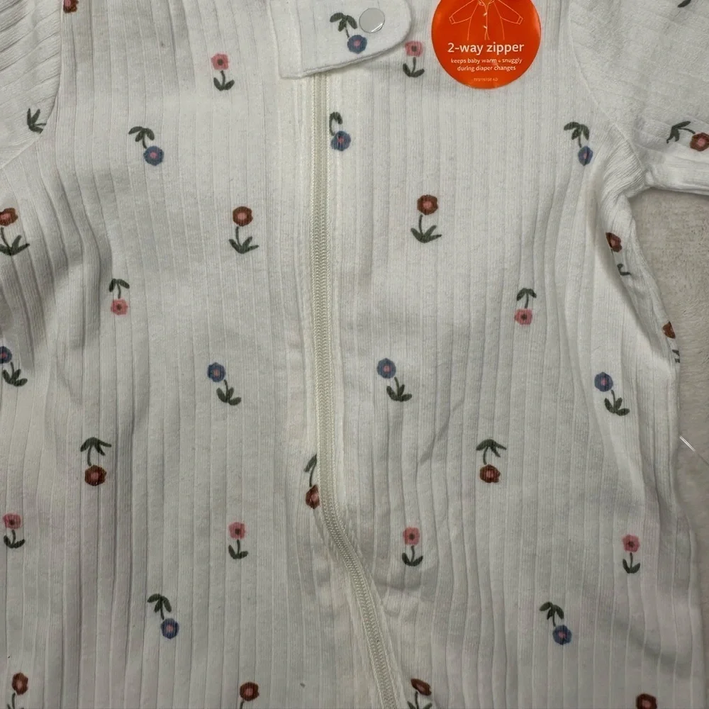 Carter's Just One You Baby Girls Size 3 Months Long Sleeve Footed Pajama Set 2pc